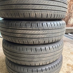 【2022年製】スチールホイールタイヤセットECOタイヤ155/65r14  の画像