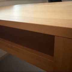 木製机 デスク90杉工場　天然木　国内産　学習机の画像