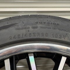 マーベリック　20インチ　245/45r20タイヤ付き　深リムの画像