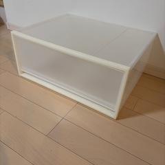 【無印良品】ポリプロピレン　収納ケースワイド中
の画像