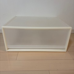 【無印良品】ポリプロピレン　収納ケースワイド中
の画像
