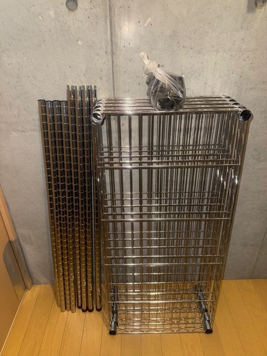 極美品　メタルラック　5段