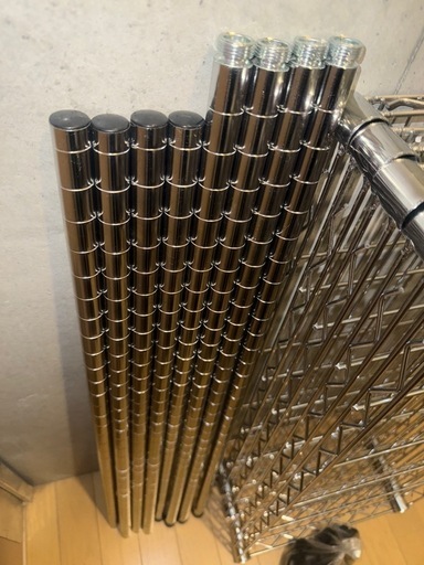 極美品　メタルラック　5段