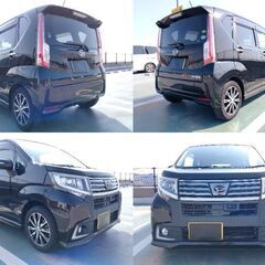 ★H28年ムーヴカスタム/XハイパーSAⅡ★キレイ★AA評価4点の良質車★純正ナビ★フルセグTV★Bカメラ★車検R9年10月★お支払いは車両代金＋R料のみの画像