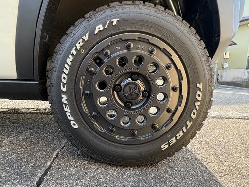 4本セット ナイトロパワー H12ショットガン 14x5.5J 4/100 +40 BB TOYO トーヨー オープンカントリー A/T3W 165/80R14 WL ADバン カスタム