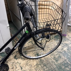 黒のギア付き自転車！の画像