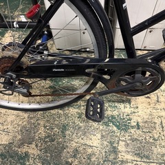 黒のギア付き自転車！の画像