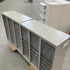 【来店歓迎】【OF-131】ナカバヤシ製 アバンテV2 書類整理 フロアケース レターケース クリアトレー キャビネット B4対応 A4対応 小物整理 オフィス用品　検)事務机　オフィス チェア　会議 椅子　ロッカー　ミーティングテーブル　応接ソファ 店舗 事務所 什器　書庫 本棚 ラック デスク スチール 美品多数 格安 【中古オフィス家具】の画像