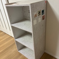 カラーボックス３段の画像