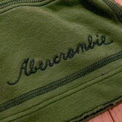 アバクロ チュニック  M カットソー ABERCROMBIE & FITCH   グリーンの画像