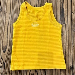 110cm 男の子(ボーイズ)鹿の子編みタンクトップ肌着の画像