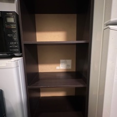 カラーボックス 3段　ブラウンの画像