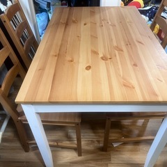IKEA ダイニングテーブル＋椅子4脚セット 🍽️の画像