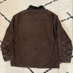 【00s極フェード】carhartt DKB XL ブラウン カバーオールの画像
