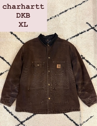【00s極フェード】carhartt DKB XL ブラウン カバーオール