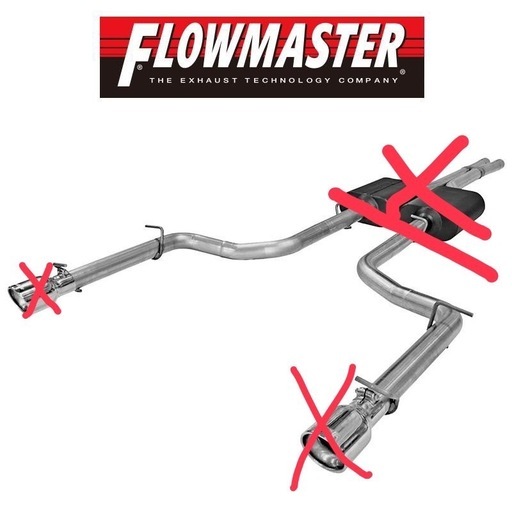 クライスラー300c用マフラー　Flow　master