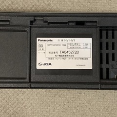 パナソニック　ビデオデッキの画像