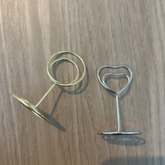 46個　メニュー立て　結婚式の画像