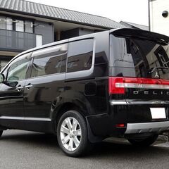 車検満タン 4WD 29年式 デリカD5 クリーンディーゼルターボ ナビ フルセグTV Bluetooth バックモニター フロントモニター サイドモニター 両側パワスラ パワーバックドア スマートキー シートヒーター クルコン HID ETC ロックフォードサウンドシステムの画像