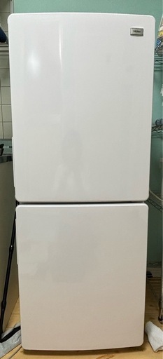 美品 2ドア冷蔵庫 148L 2021年製 Haier JR-NF148B  自動霜取り
