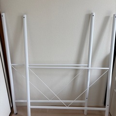 ニトリ  ロフトベッド 白 （マットレス付き）の画像