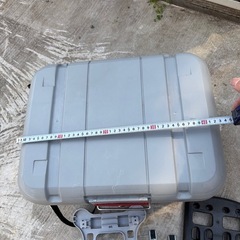 カブ用リアキャリアボックス　アイリス製鍵付きの画像