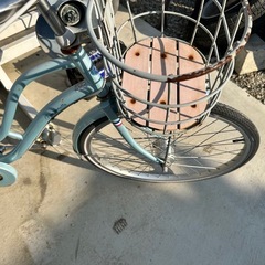 女の子用自転車の画像