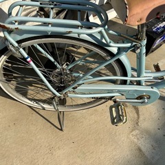 女の子用自転車の画像