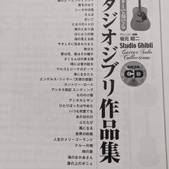 ソロギターの楽譜(裁断済み)の画像