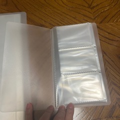 無印　名刺サイズ　クリアポケットファイルの画像