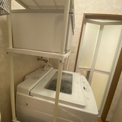 ランドリーラック 引き出しつき の画像