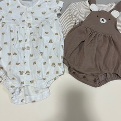 ベビー服6着+スリーパー　アカホン　バースデイの画像