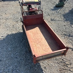 ヤンマー クローラー運搬車 手動ダンプ 運搬車 実動の画像