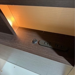 C1930 シングルベッドフレーム 収納･宮付きの画像