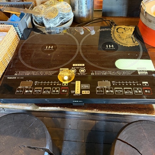 YAMAZEN YEH-1456 2口IH調理器