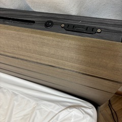 ＊ダブルベッド　マットレス付＊の画像