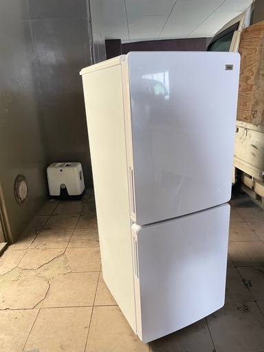 北九州市内配送無料　保証付き 冷蔵庫 ホワイト JR-NF148B-W [148L /2ドア /右開きタイプ] 