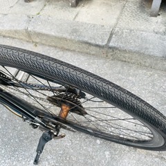 『ＳＡＬＥ　３０％』　クロスバイク　CANNONDALE 2x8変速　フレーム　アルミ　黒　配達可能の画像