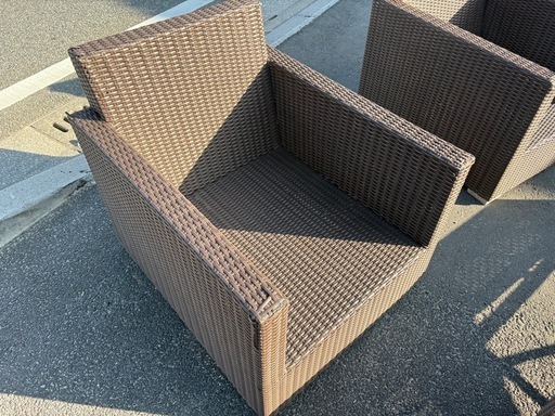 ⭐︎中古品 ガーデニングファニチャーセット サンベット&チェアー ⭐︎