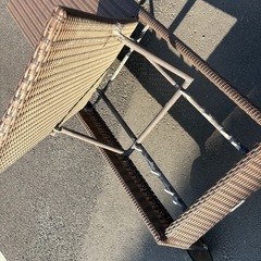 ⭐︎中古品 ガーデニングファニチャーセット サンベット&チェアー ⭐︎の画像