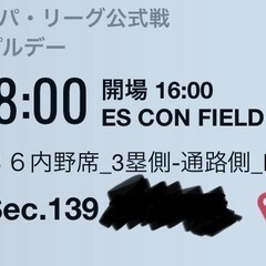日本ハムファイターズ 4月3日 2枚組の画像