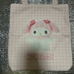 定価2,200円　マイメロ トートバッグ（ぴたっとふれんず フォトデザイン）の画像