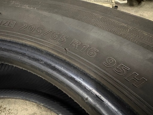 BS Ecopia NH100 205/65R16 4本 夏タイヤ中古 2021年製 8分山 アルファードティアナマークXなどに