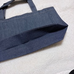 新品 デニムトートバッグ　A4サイズ サブバック 手提げバッグの画像