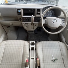 車検12月まで！全込28万！陸送可！ エブリイ　ハイルーフ！エアコン！車検ロング！集中ドアロック！軽バン！軽箱！の画像