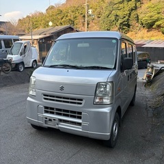 車検12月まで！全込28万！陸送可！ エブリイ　ハイルーフ！エアコン！車検ロング！集中ドアロック！軽バン！軽箱！の画像