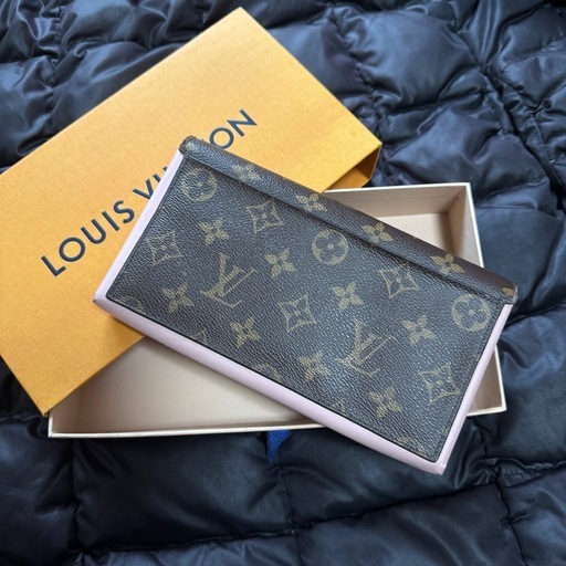 ルイヴィトン　ポルトフォイユ・フロール　モノグラム 長財布　ローズバレリーヌ ピンク⑵