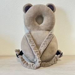 クマ型　転倒防止クッション　ハーネス付き安全サポートの画像