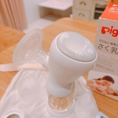 【美品】ピジョン さく乳器 電動HandyFit+の画像