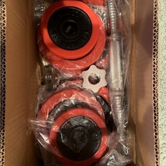 【直接お引取お願いします】リーディングエッジ　ラバーダンベルセット 計40kg 片手20kgの画像